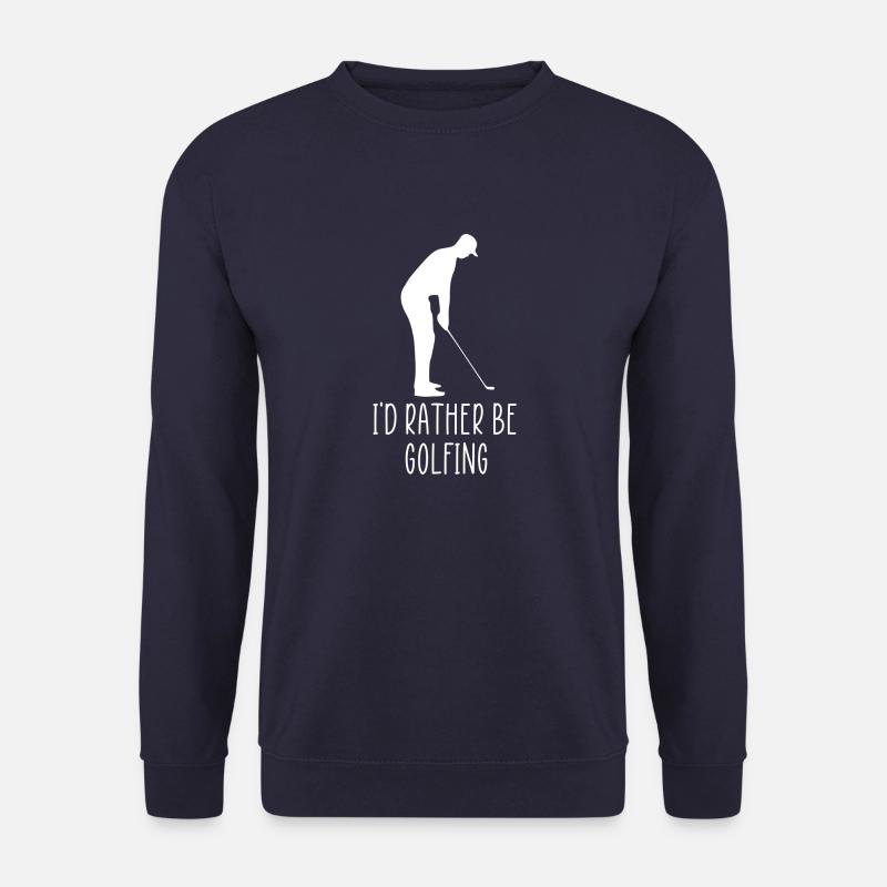 Golf spielend - Unisex Pullover - Navy