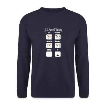 Formation Jack Russell Terrier - Sweat-shirt Unisexe - marine - Devant - Alina (178cm) & Michal (187cm)