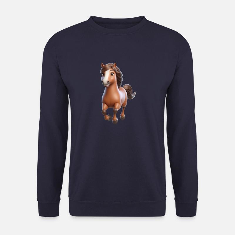 Pferd 3 - Unisex Pullover - Navy