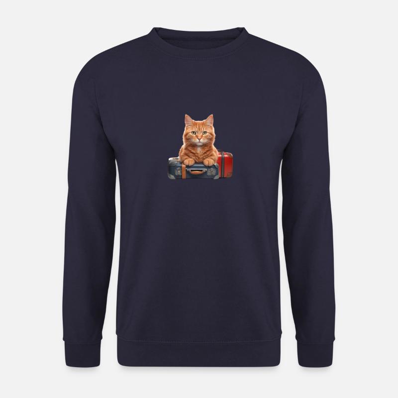 Reise Katze #2 - Unisex Pullover - Navy