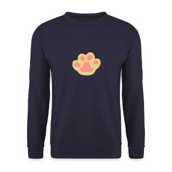 Cat paw cat paw jelly beans - Unisex Sweatshirt - navy - Front - Alina (178cm) & Michal (187cm)
