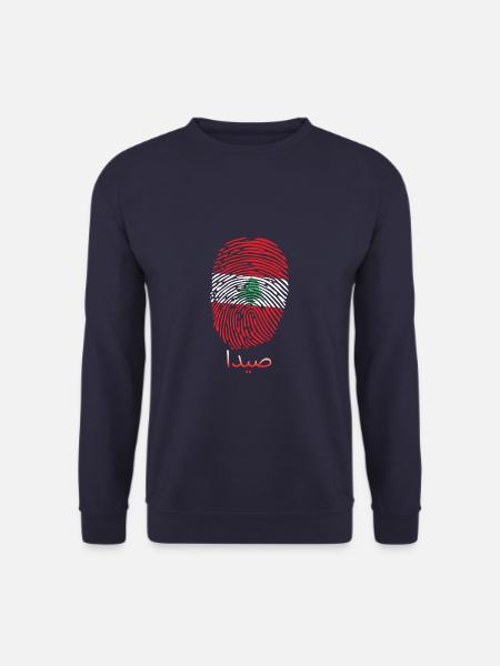 SIDON Liban Liban Libanais Libanais - Sweat-shirt Unisexe - marine