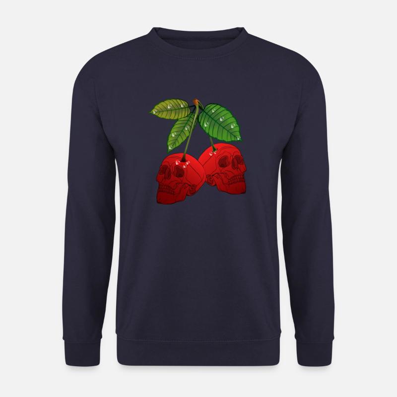 Cherry skull - Unisex Sweatshirt - navy