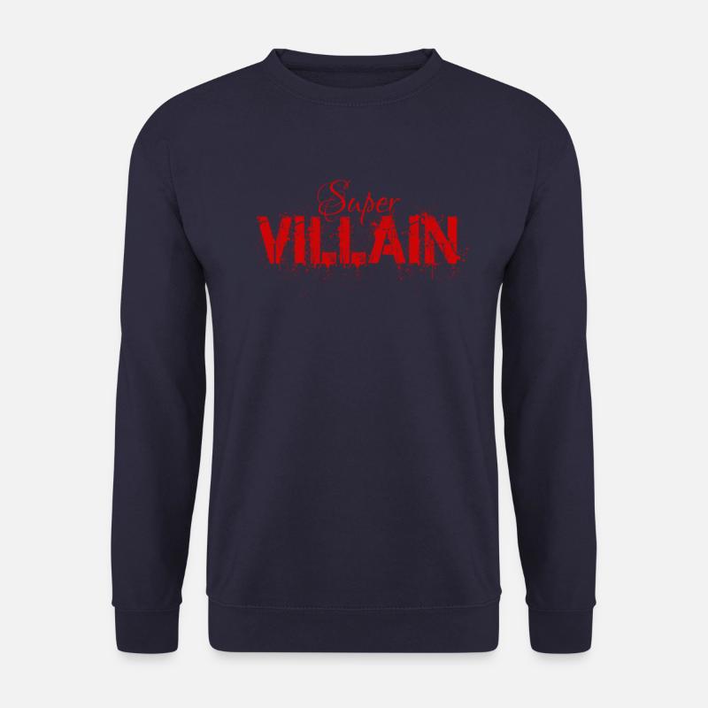Super Villain Superschurke Bösewicht Geschenk - Unisex Pullover - Navy