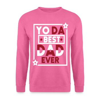 Meilleur papa jamais - Sweat-shirt Unisexe - rose - Devant