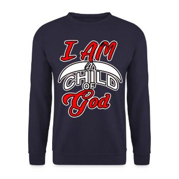 Enfant de dieu - Sweat-shirt Unisexe - marine - Devant - Alina (178cm) & Michal (187cm)