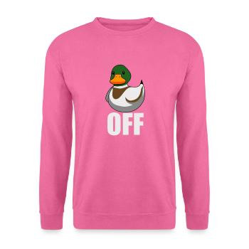 Duck Off I Fuck Off - Unisex Pullover - Pink - Vorne