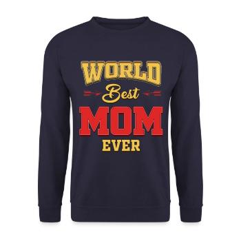 Monde de la fête des mères - Sweat-shirt Unisexe - marine - Devant - Alina (178cm) & Michal (187cm)