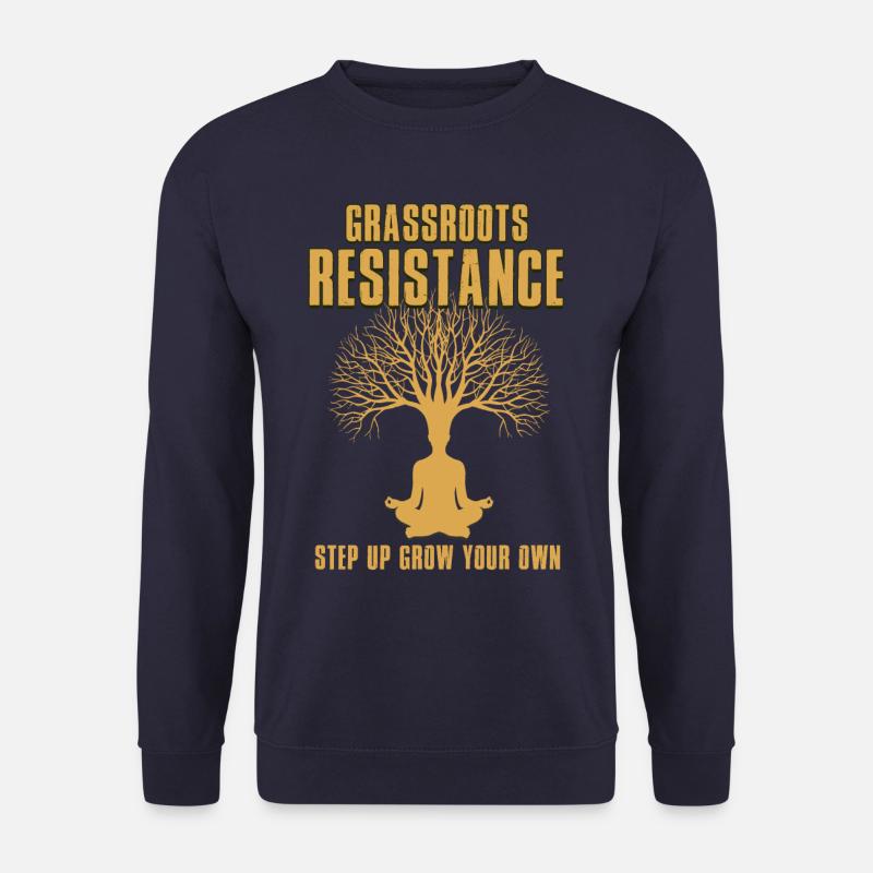 RESISTANCE GROW - Unisex Pullover - Navy