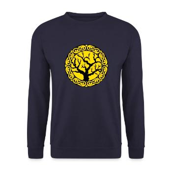 VIKINGS - Unisex Sweatshirt - navy - Front - Alina (178cm) & Michal (187cm)