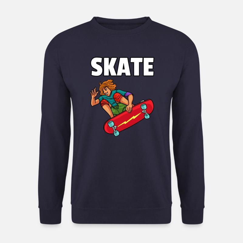 Skateboarden Skateboard Skate Skater Geschenk - Unisex Pullover - Navy