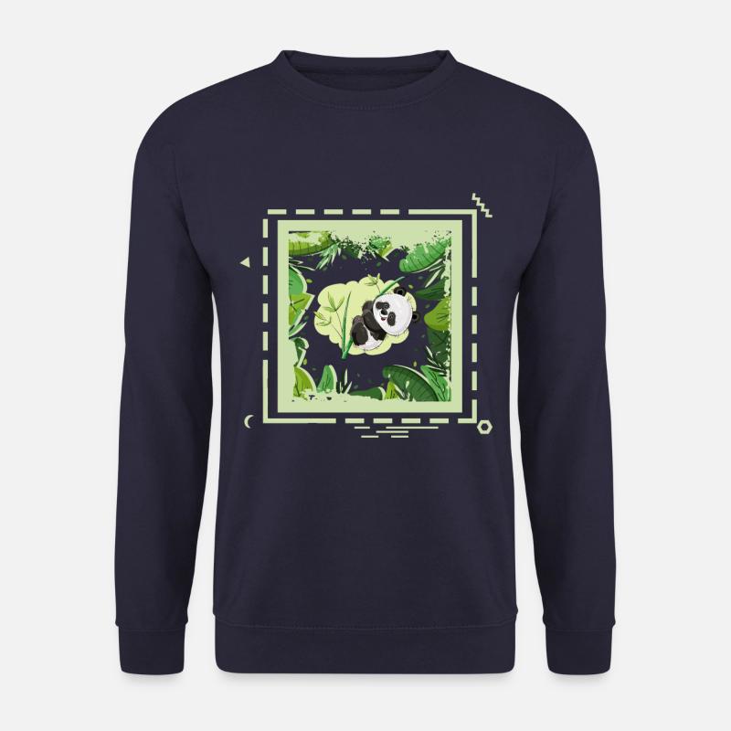 24 jungle panda - Unisex Pullover - Navy