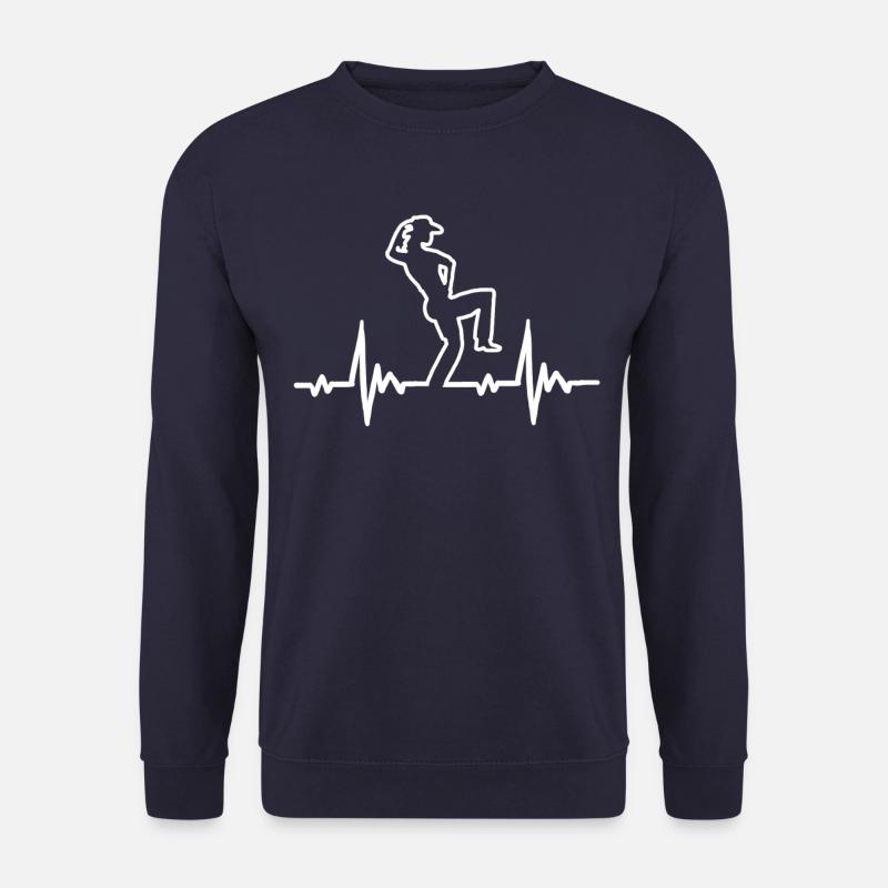 Herzschlag für Line Dance I Country Tanz - Unisex Pullover - Navy