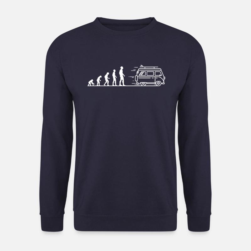 Die Camping Evolution - Unisex Pullover - Navy