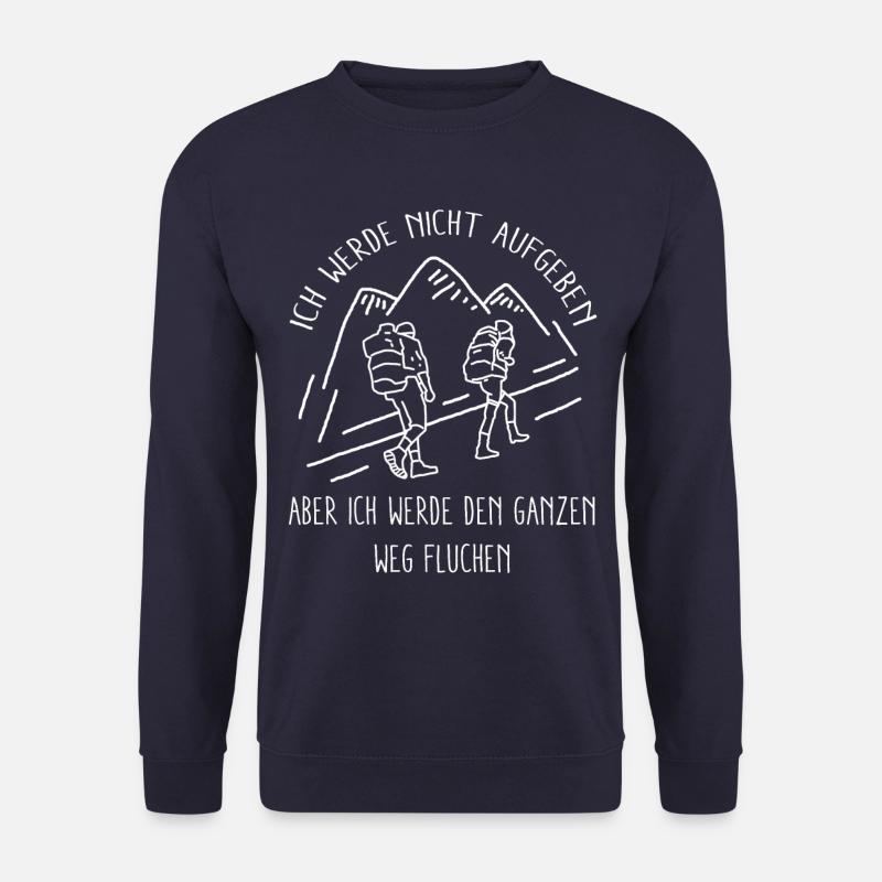 Ganzen Weg Fluchen - Unisex Pullover - Navy