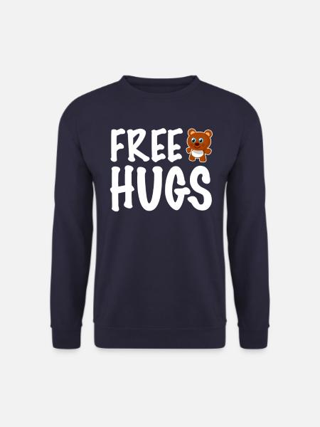 Free Hugs Bear - Unisextröja - marinblå