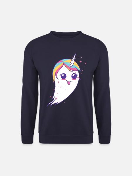 Bunter Einhorn Geist - Unisex Pullover - Navy