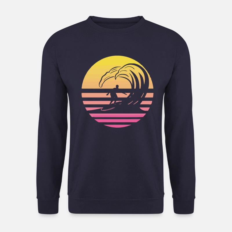 Surfer Wave - Unisex Sweatshirt - navy