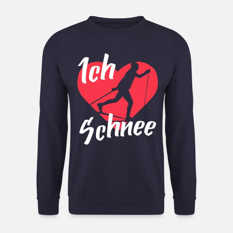 Langlaufen / Langläufer / Skifahrer / Ski - Unisex Pullover - Navy