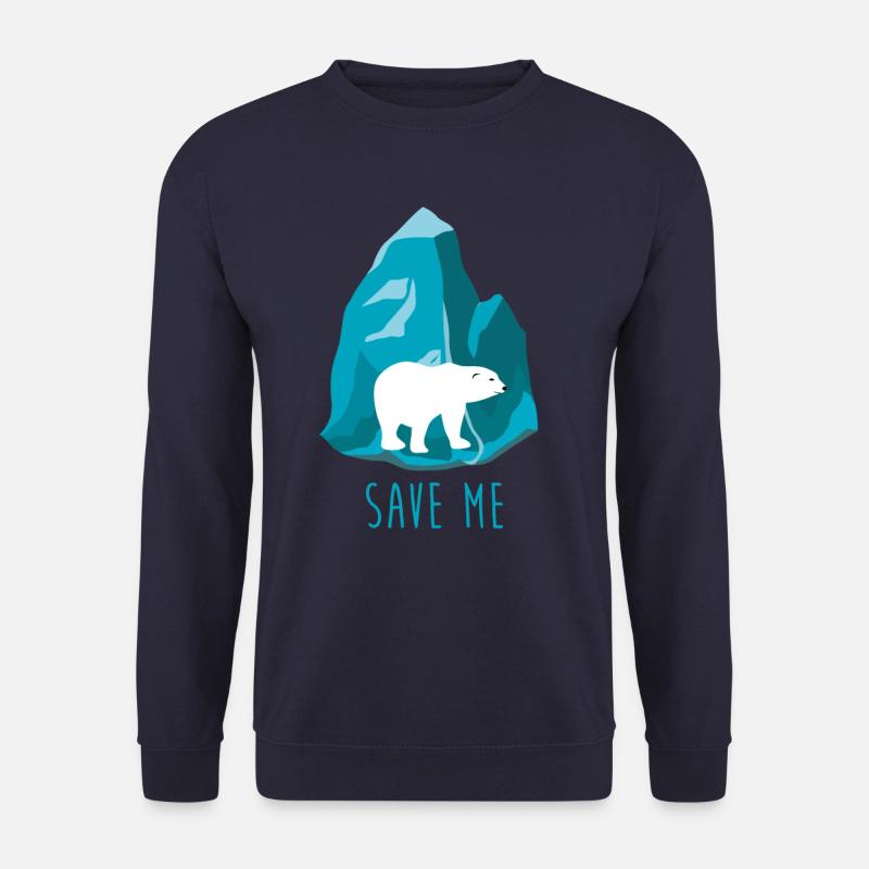 Eisbär Klimawandel - Unisex Pullover - Navy