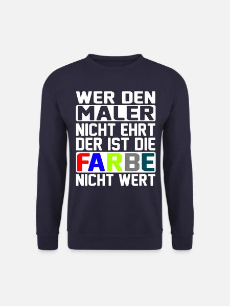 Handwerker Maler - Unisex Pullover - Navy