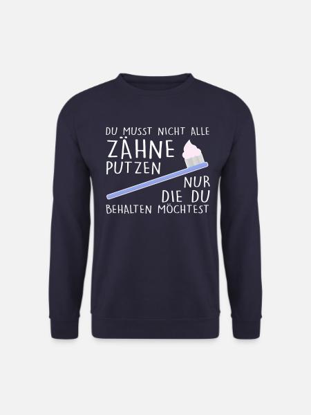 Zahnarzt Zahnärztin - Unisex Pullover - Navy
