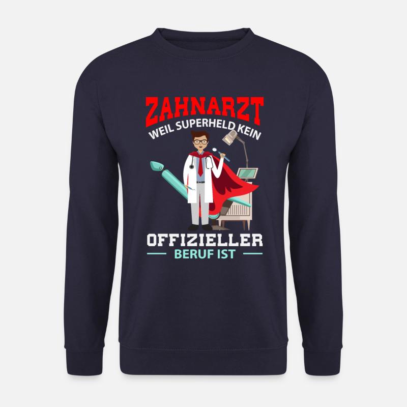 Zahnarzt Superheld - Unisex Pullover - Navy