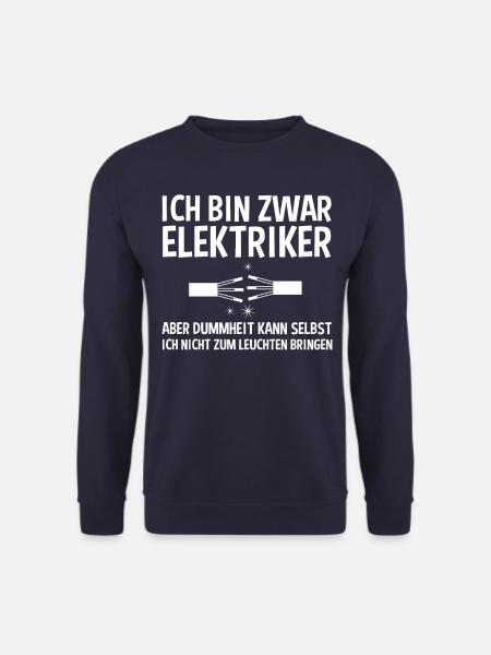 Elektriker - Unisex Pullover - Navy