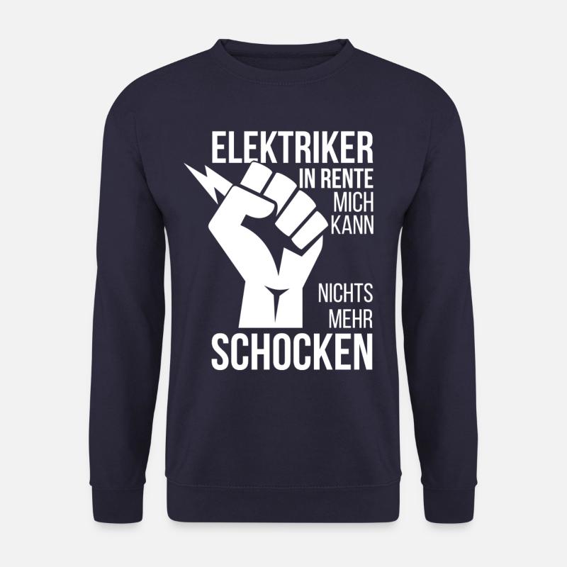 Elektriker In Rente - Unisex Pullover - Navy