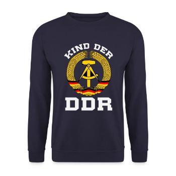 Kind Der DDR - Unisex Pullover - Navy - Vorne - Alina (178cm) & Michal (187cm)