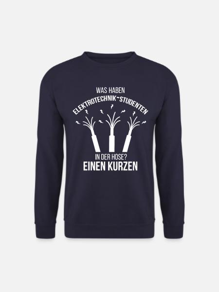 Lustig Elektrotechnik Geschenk - Unisex Pullover - Navy