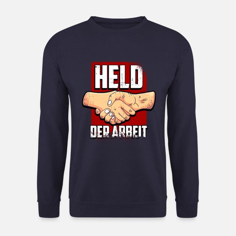 DDR Held der Arbeit Geschenkidee - Unisex Pullover - Navy
