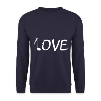 Musik - Unisex Pullover - Navy - Vorne - Alina (178cm) & Michal (187cm)