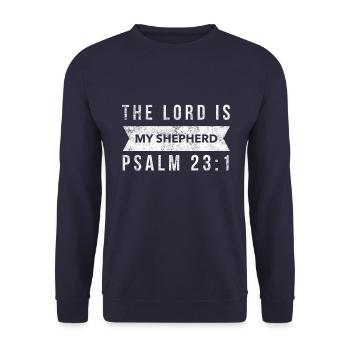 Vêtements religieux et chrétiens - Sweat-shirt Unisexe - marine - Devant - Alina (178cm) & Michal (187cm)