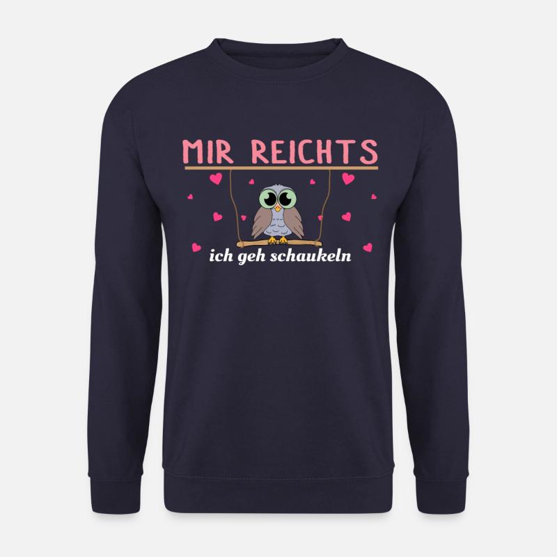 Mir reichts, ich geh schaukeln - Unisex Pullover - Navy