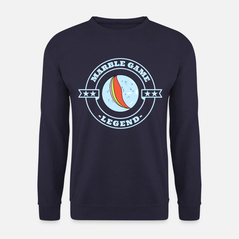 Marble Game Legend für Murmelspieler - Unisex Pullover - Navy