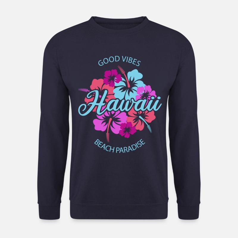 Hawaii Good Vibes Beach Paradise - Unisex Sweatshirt - navy