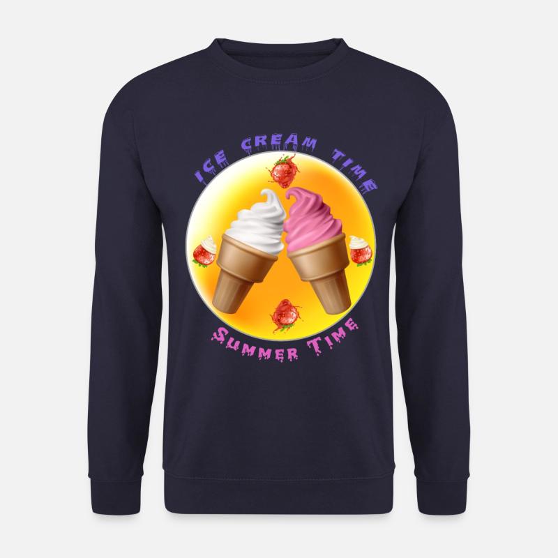 Ice Cream Time - Summer Time - Unisex Sweatshirt - navy