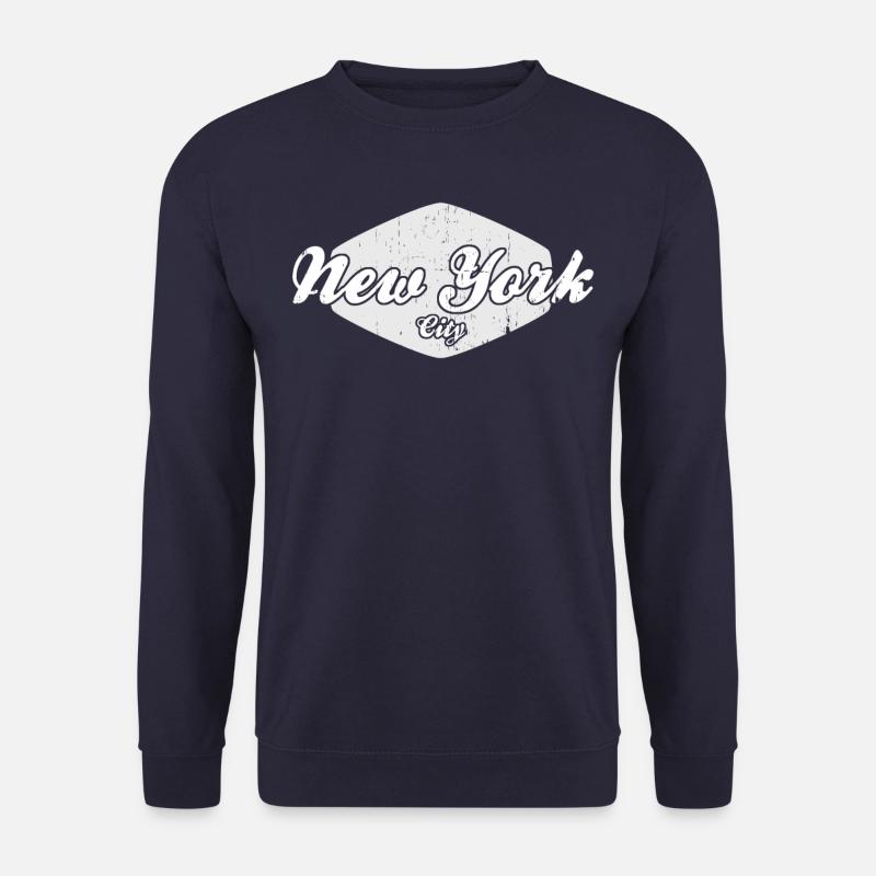 New York City Retro - Unisex Pullover - Navy