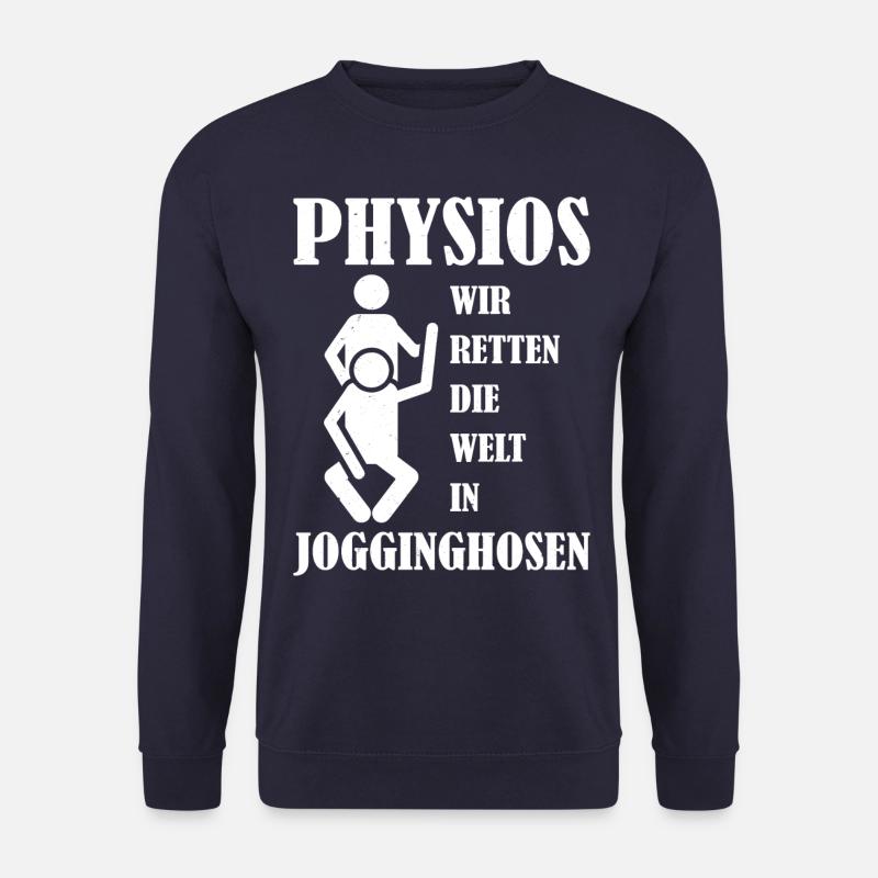 Physio Physiotherapie Geschenk Therapeut - Unisex Pullover - Navy
