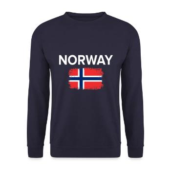 Norvège - Sweat-shirt Unisexe - marine - Devant - Alina (178cm) & Michal (187cm)