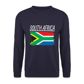 Afrique du Sud - Sweat-shirt Unisexe - marine - Devant - Alina (178cm) & Michal (187cm)
