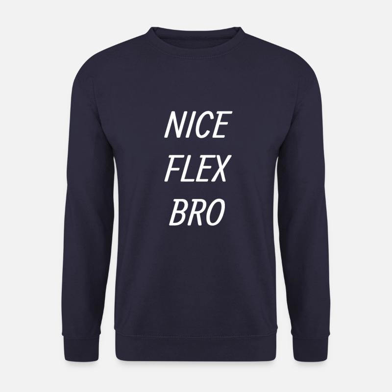 Flex flexing - Unisex Sweatshirt - navy