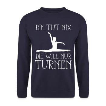 Turner Turnerin - Unisex Pullover - Navy - Vorne - Alina (178cm) & Michal (187cm)
