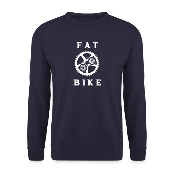 Fatbike vélo vtt vélo cycliste vtt - Sweat-shirt Unisexe - marine - Devant - Alina (178cm) & Michal (187cm)