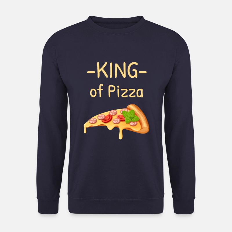 Pizza King - Unisex Pullover - Navy