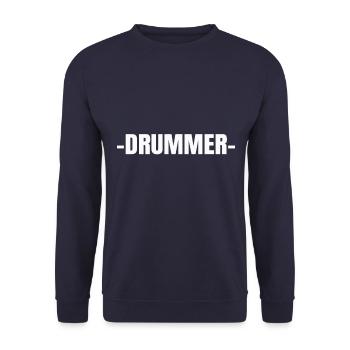 le batteur - Sweat-shirt Unisexe - marine - Devant - Alina (178cm) & Michal (187cm)