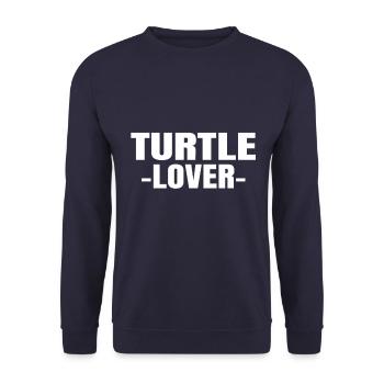 Turtles - Unisex Sweatshirt - navy - Front - Alina (178cm) & Michal (187cm)