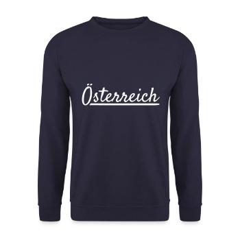 L'Autriche - Sweat-shirt Unisexe - marine - Devant - Alina (178cm) & Michal (187cm)