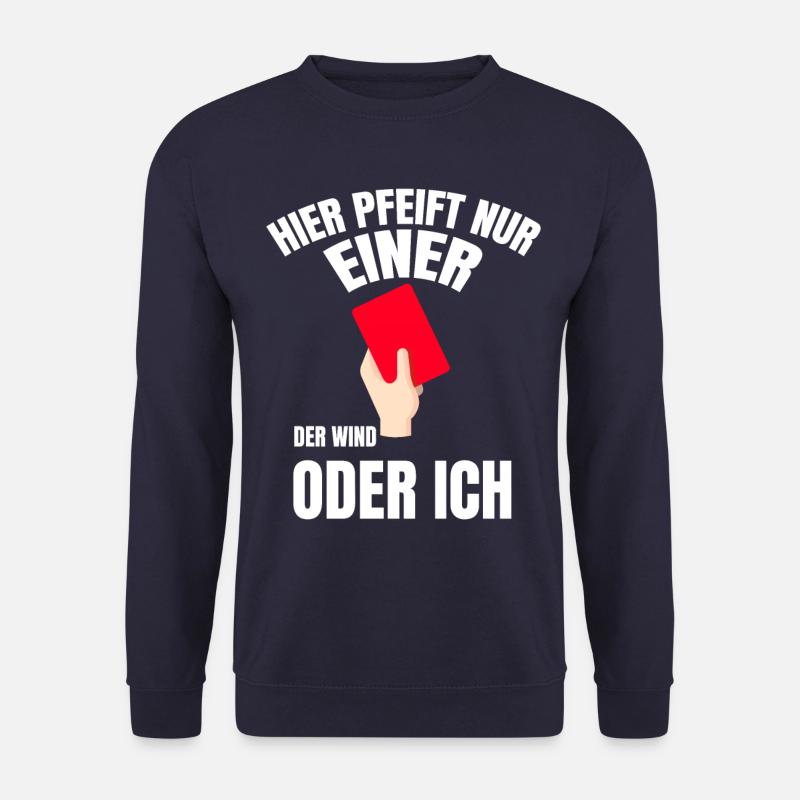 Schiedsrichter Karten Schiedsrichter Fußballer - Unisex Pullover - Navy